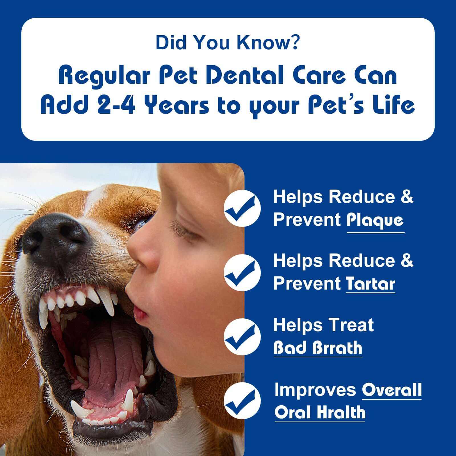 Bailey & buddies Plaque Off Powder for Dogs & Cats