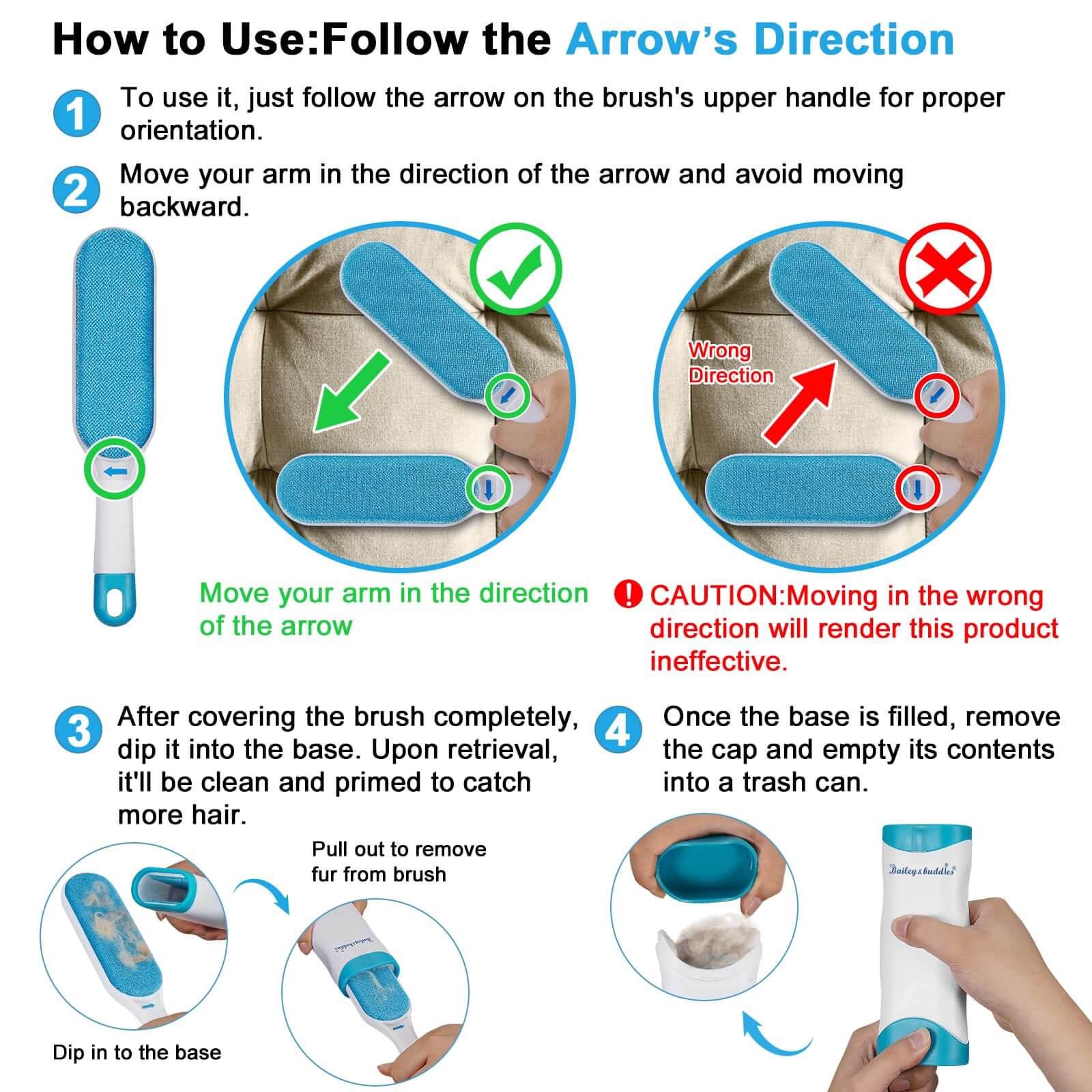 pet hair remover brush