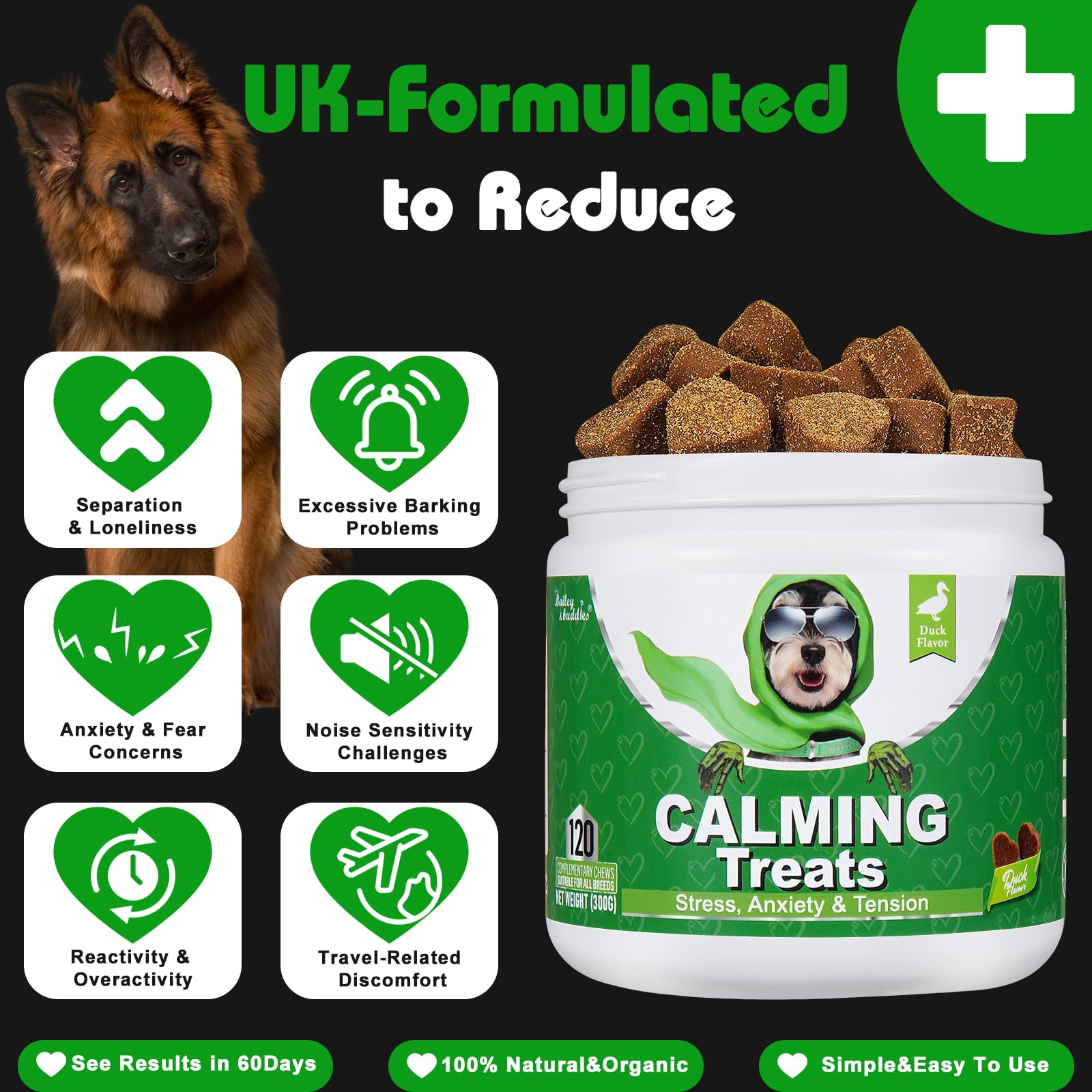 Calming Dog Treats for Anxiety Relief | Bailey & Buddies
