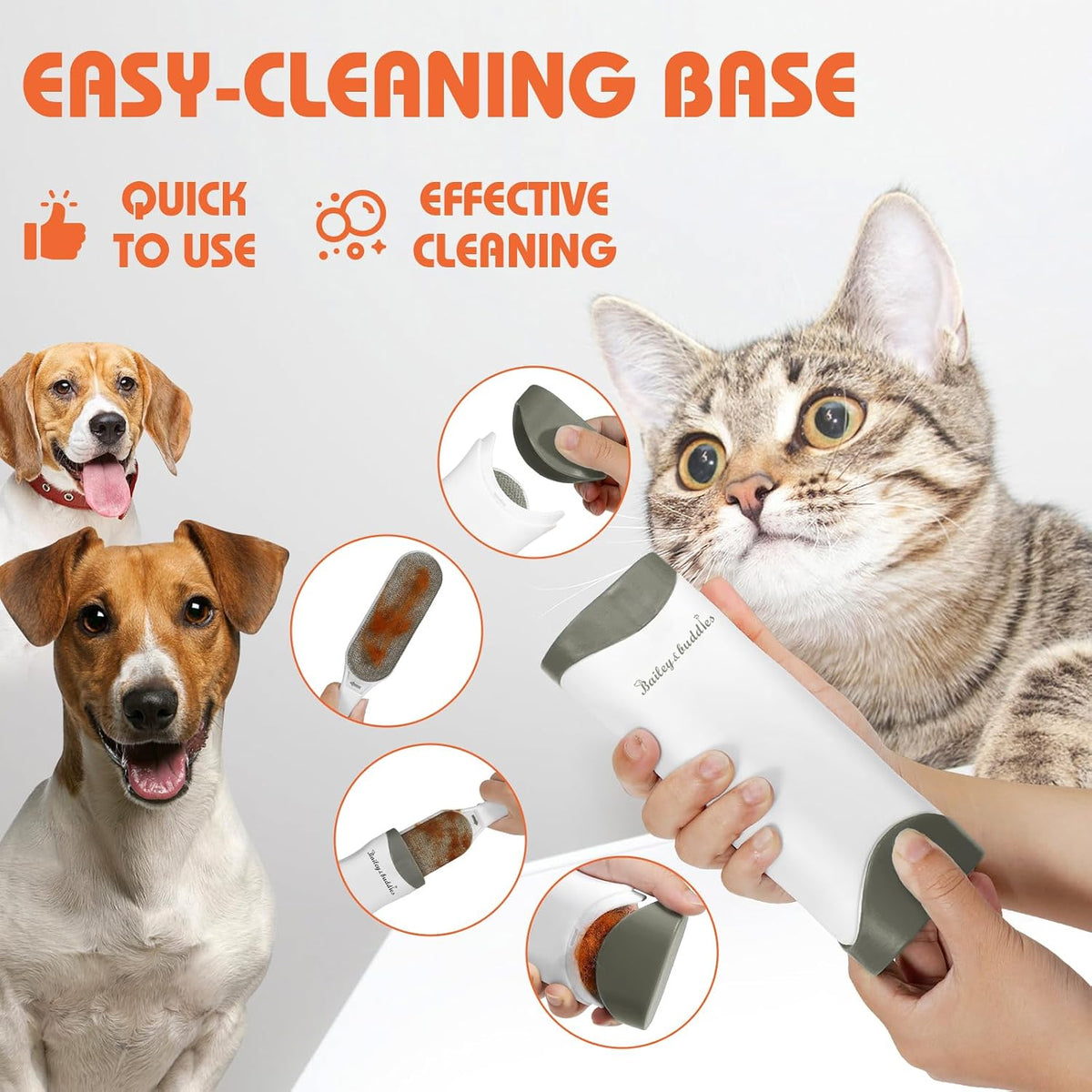 Pet Hair Remover Brush for Cats & Dogs
