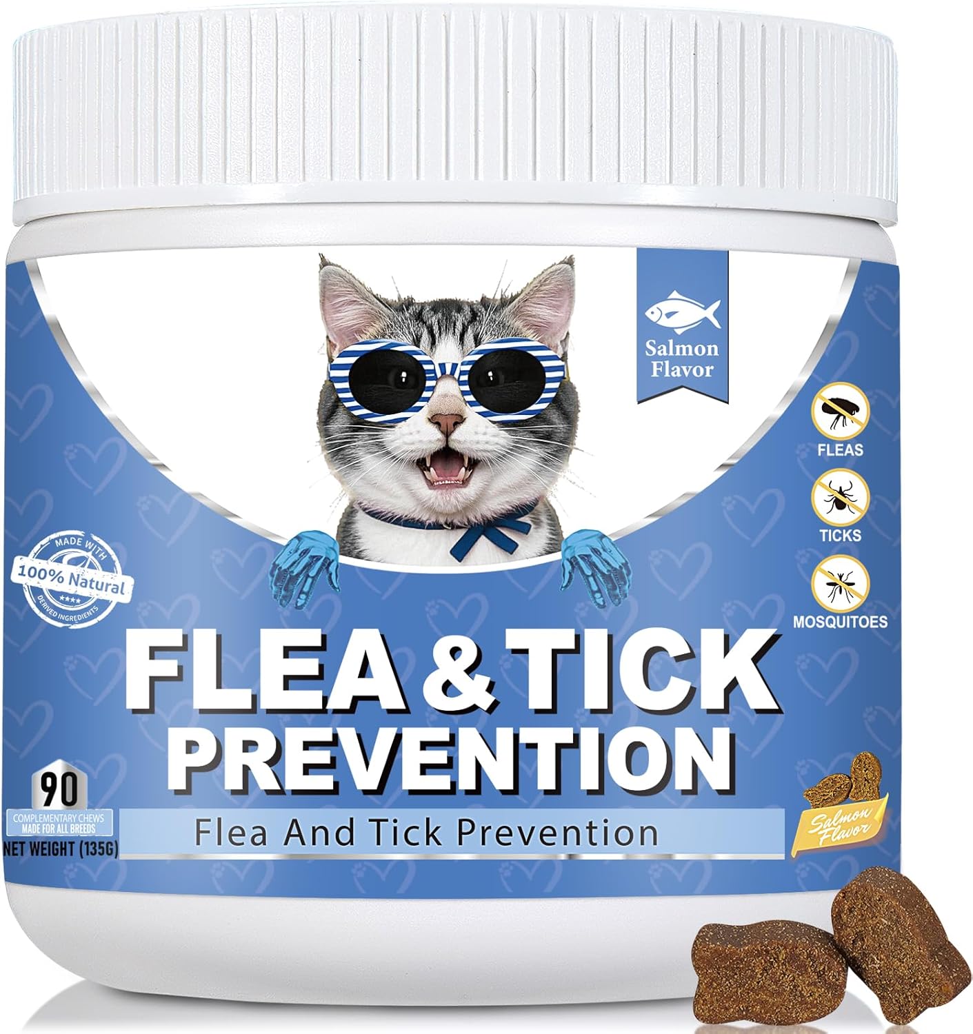 natural flea and tick prevention chews for cats