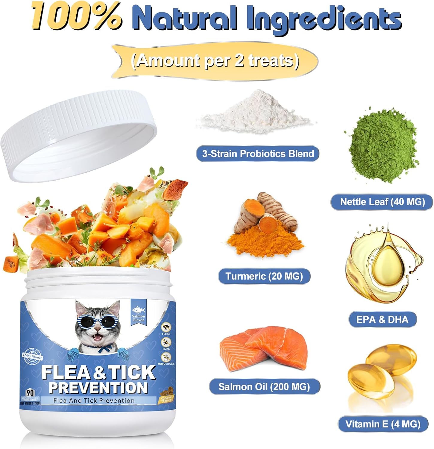 natural flea and tick prevention chews for cats
