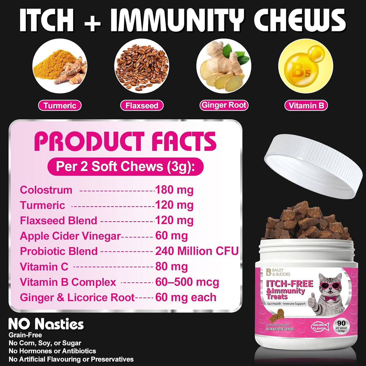 Cat Itch Relief Treats