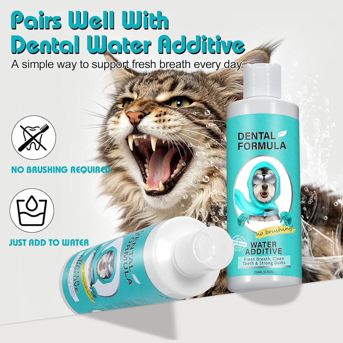 Bailey & buddies Dog & Cat Dental Powder with Irish Seaweed & Probiotics