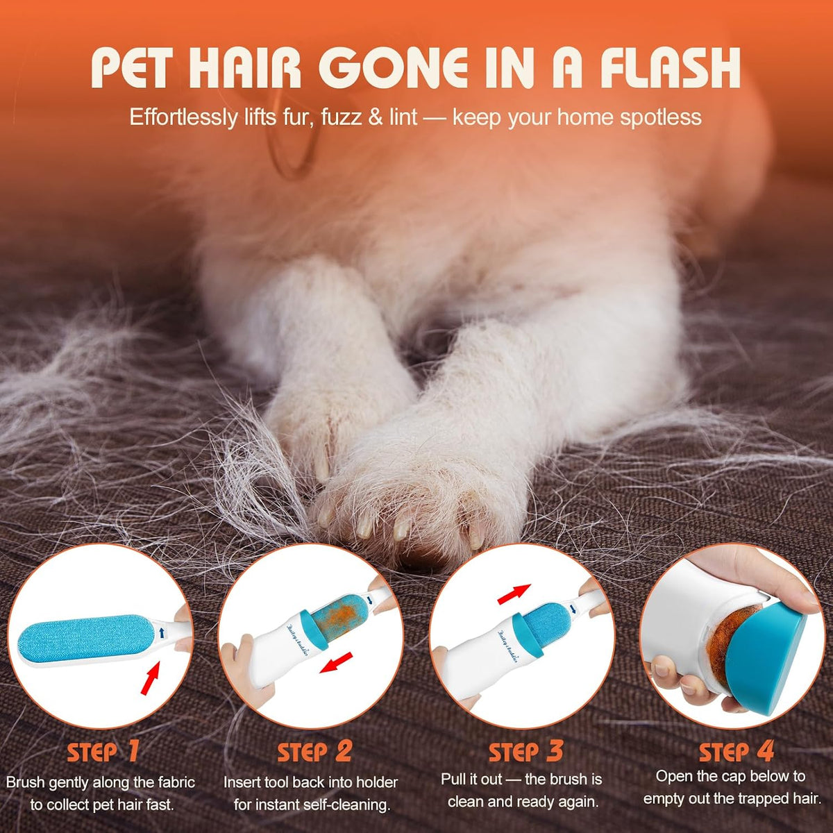 Pet Hair Remover Brush