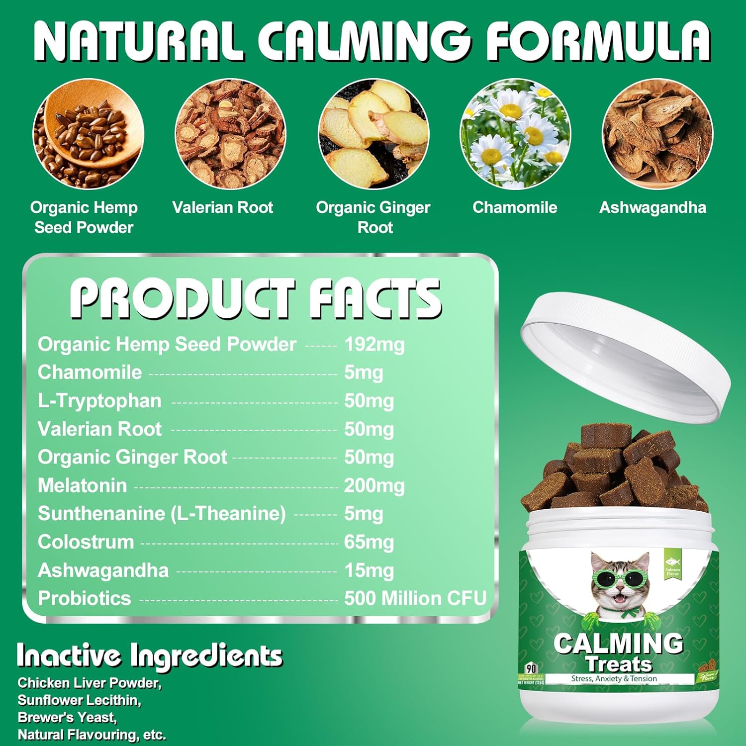 natural calming cat treats