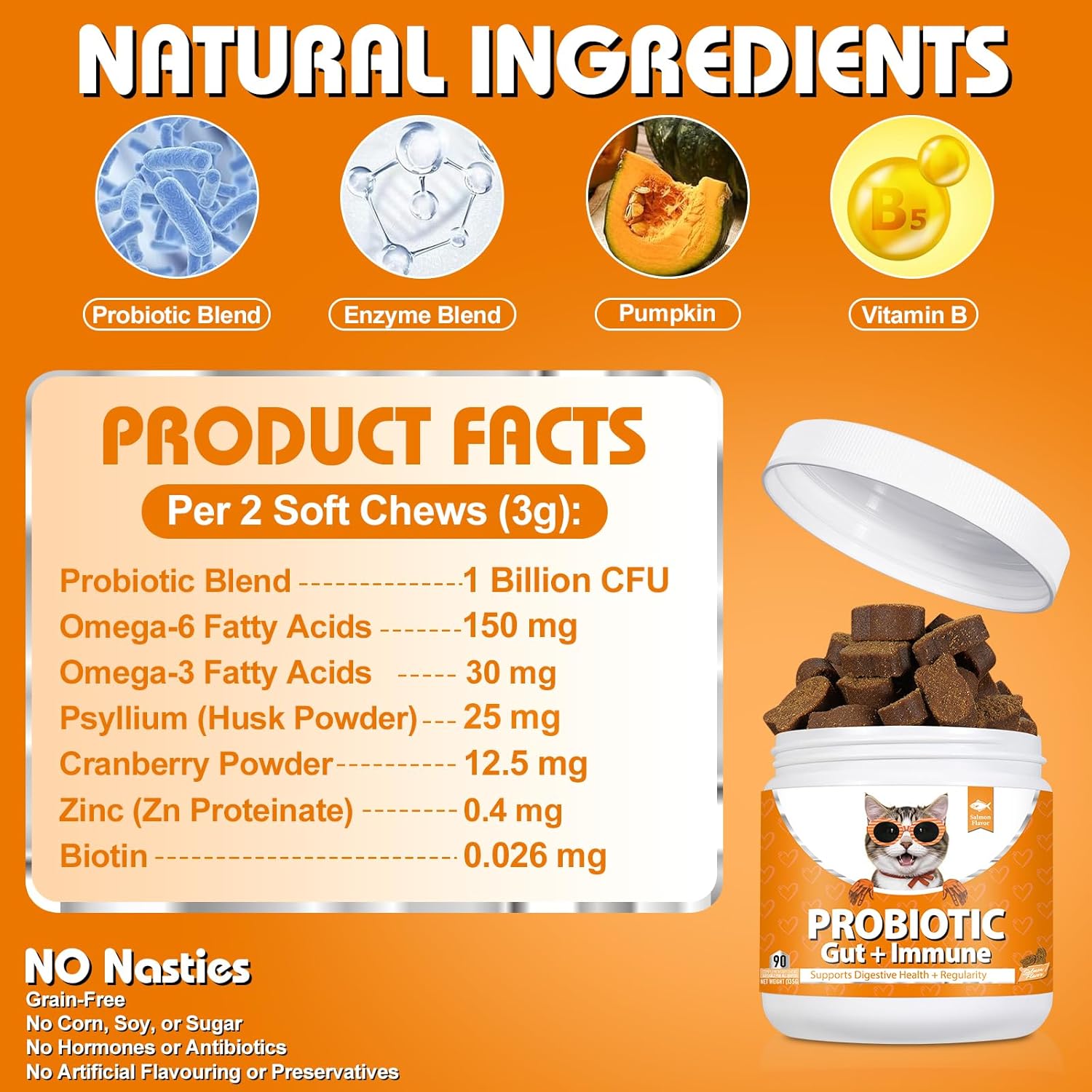 daily probiotics for cats