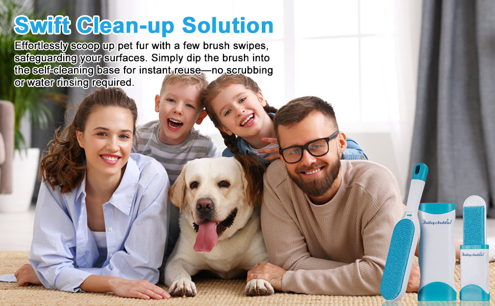 Pet Hair Remover Brush for Cats & Dogs