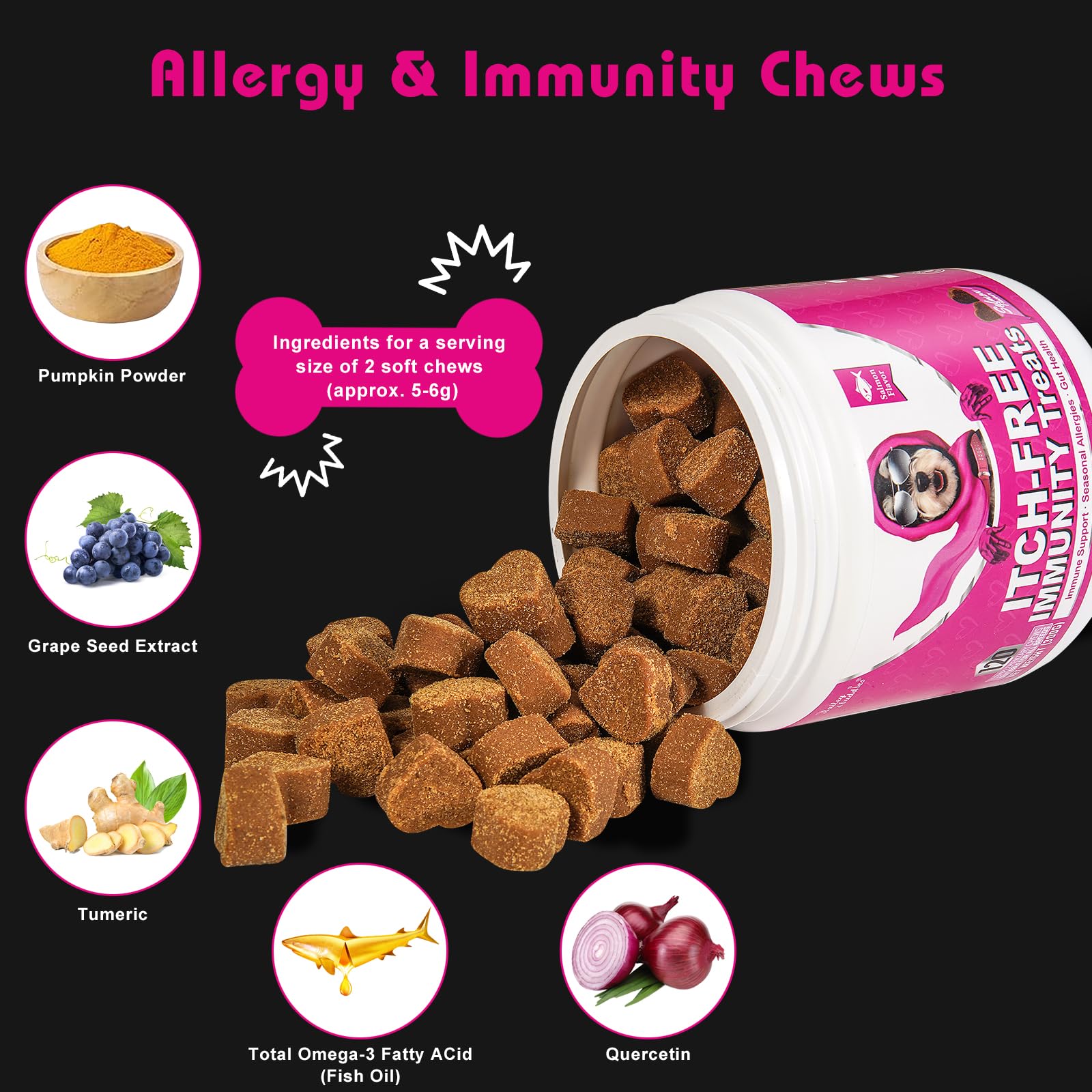 Itchy Dog Treat Allergy Tablets For Dogs